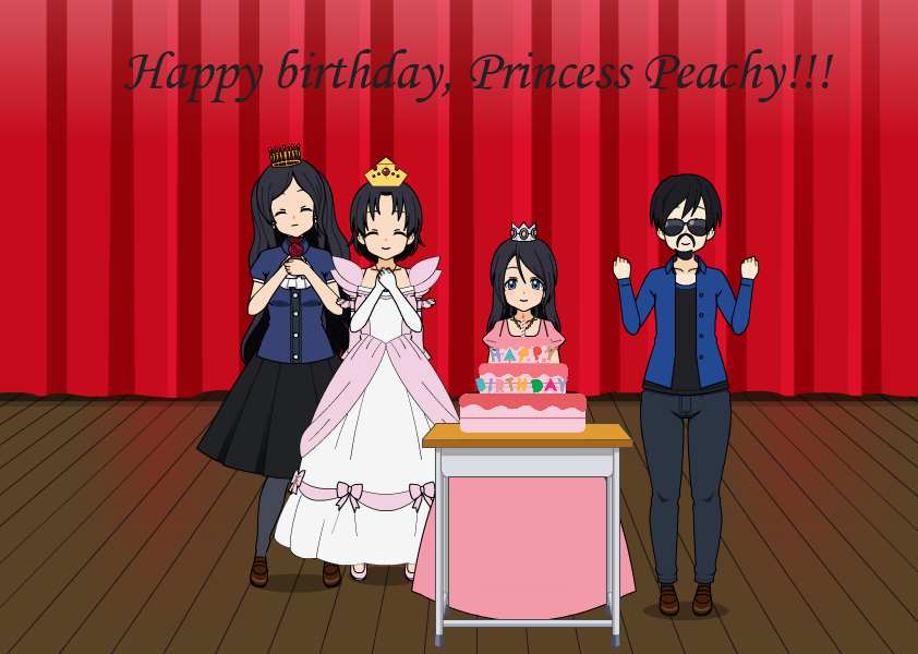 Happy Birthday Peachy! by wiredlittleprincess on DeviantArt