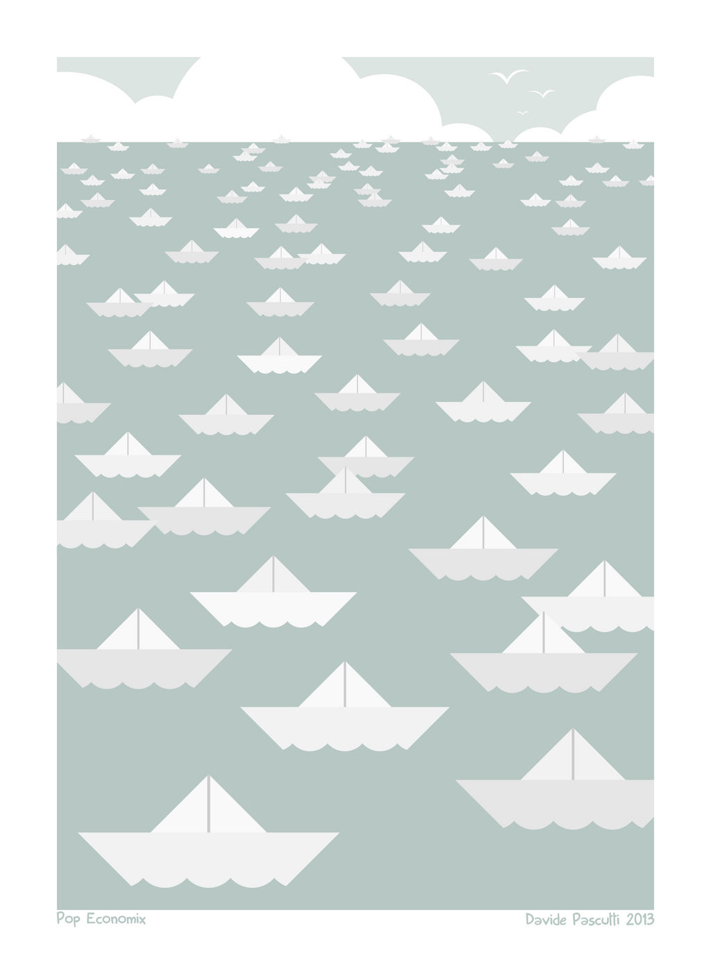 Pop Economix - paper ships