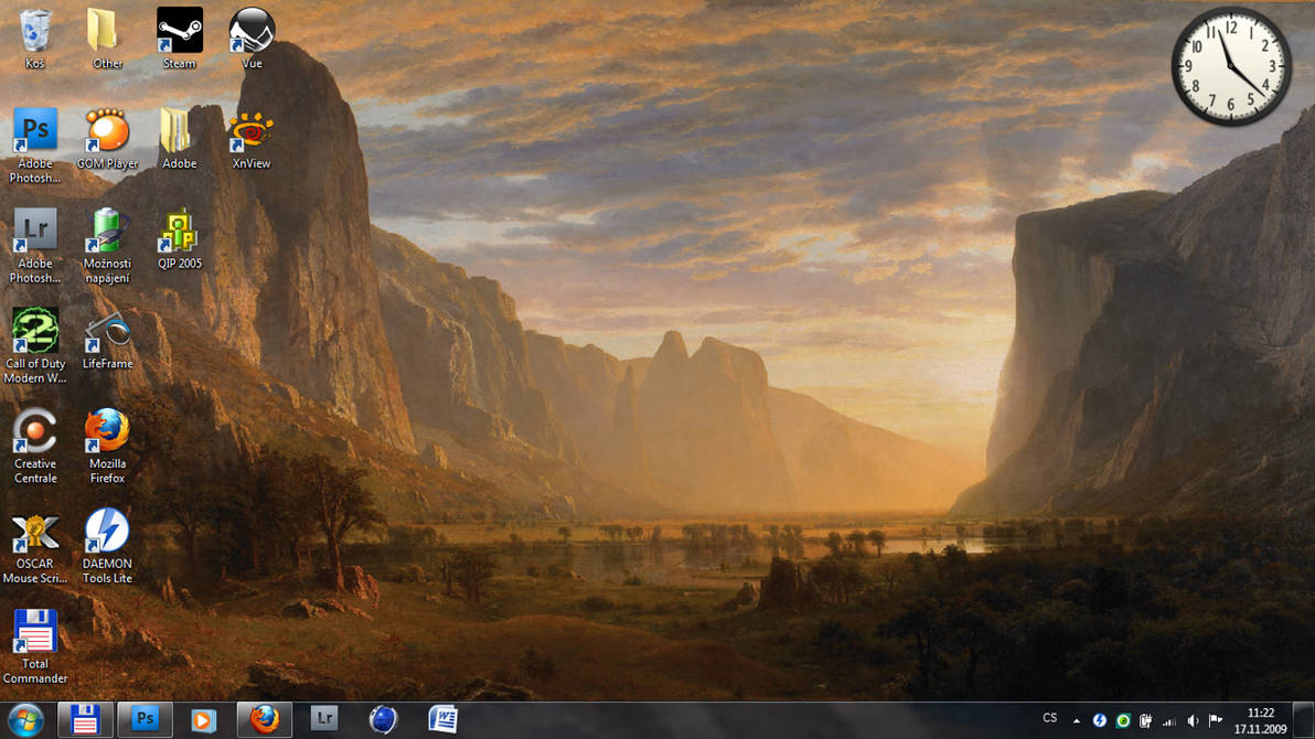 Desktop screenshot - Windows 7