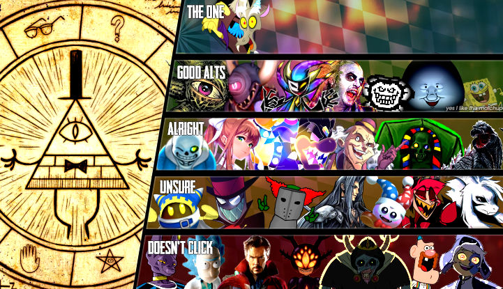 Bill Cipher MU Tier List by MonkeyBoi9005 on DeviantArt