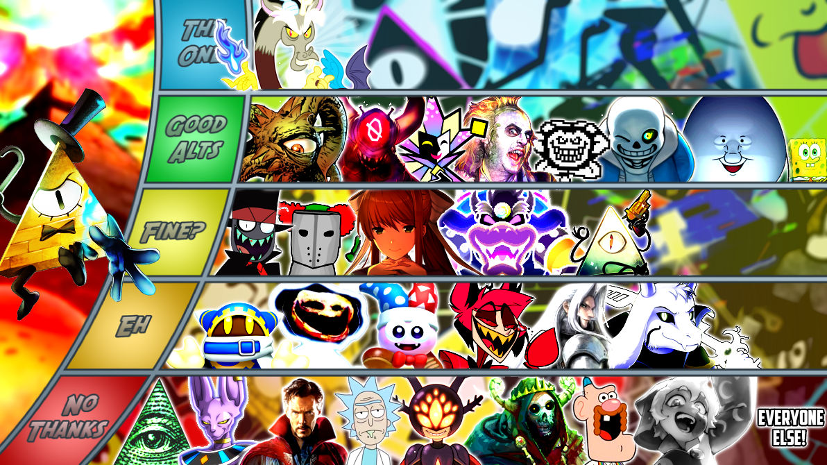 Bill Cipher MU Tier List by MonkeyBoi9005 on DeviantArt