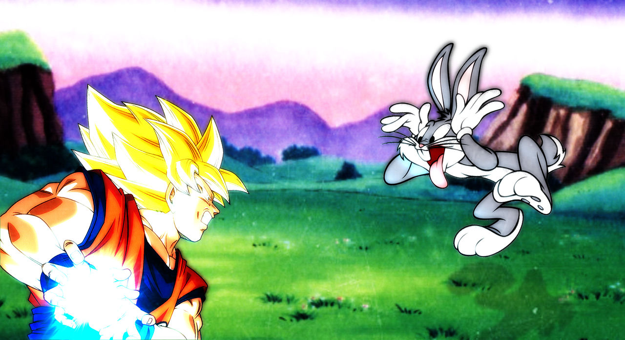 Goku vs Bugs Bunny wallpaper by MonkeyBoi9005 on DeviantArt