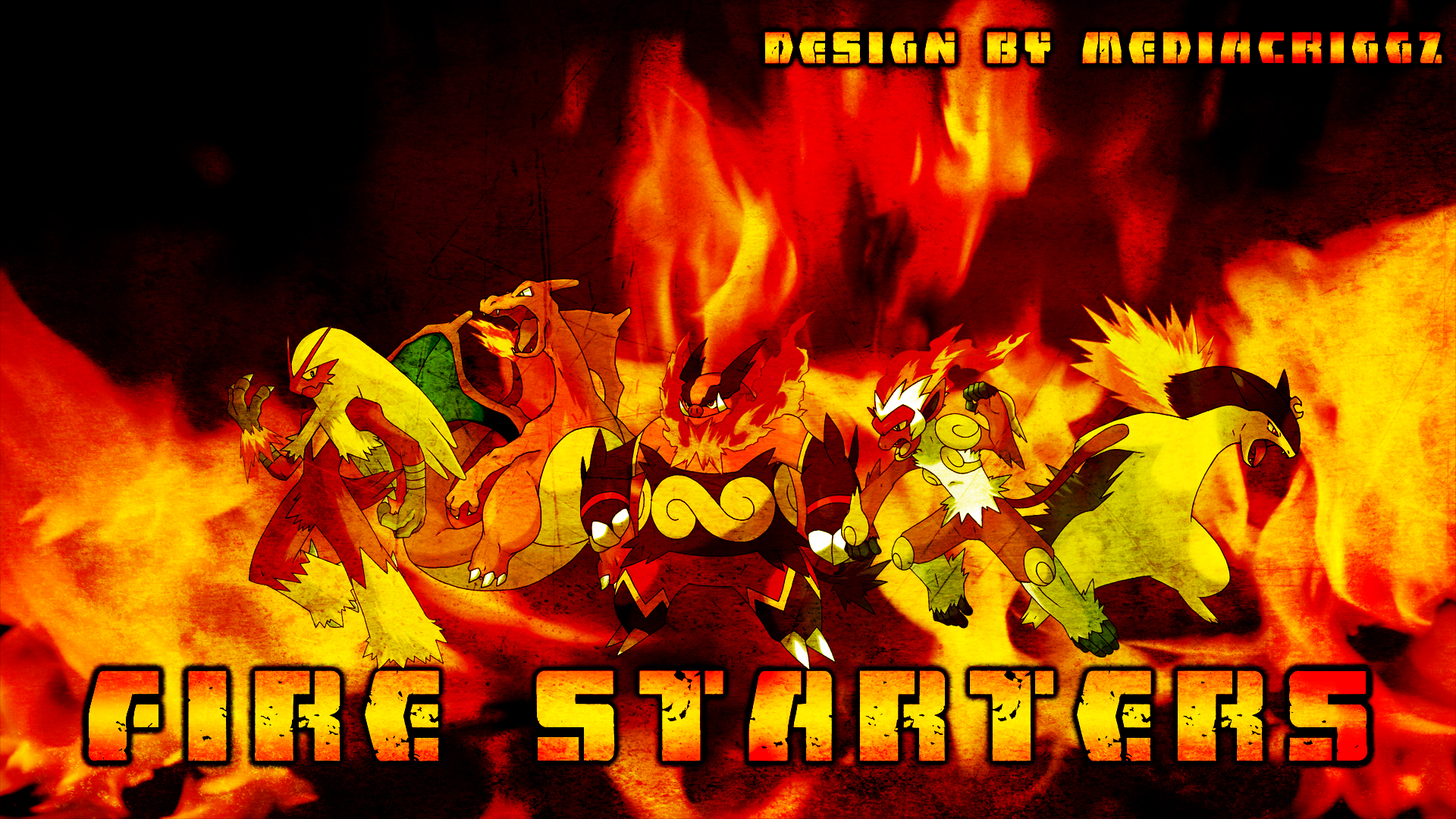 Pokemon X and Y Starters Wallpaper by UnlethalMango on DeviantArt