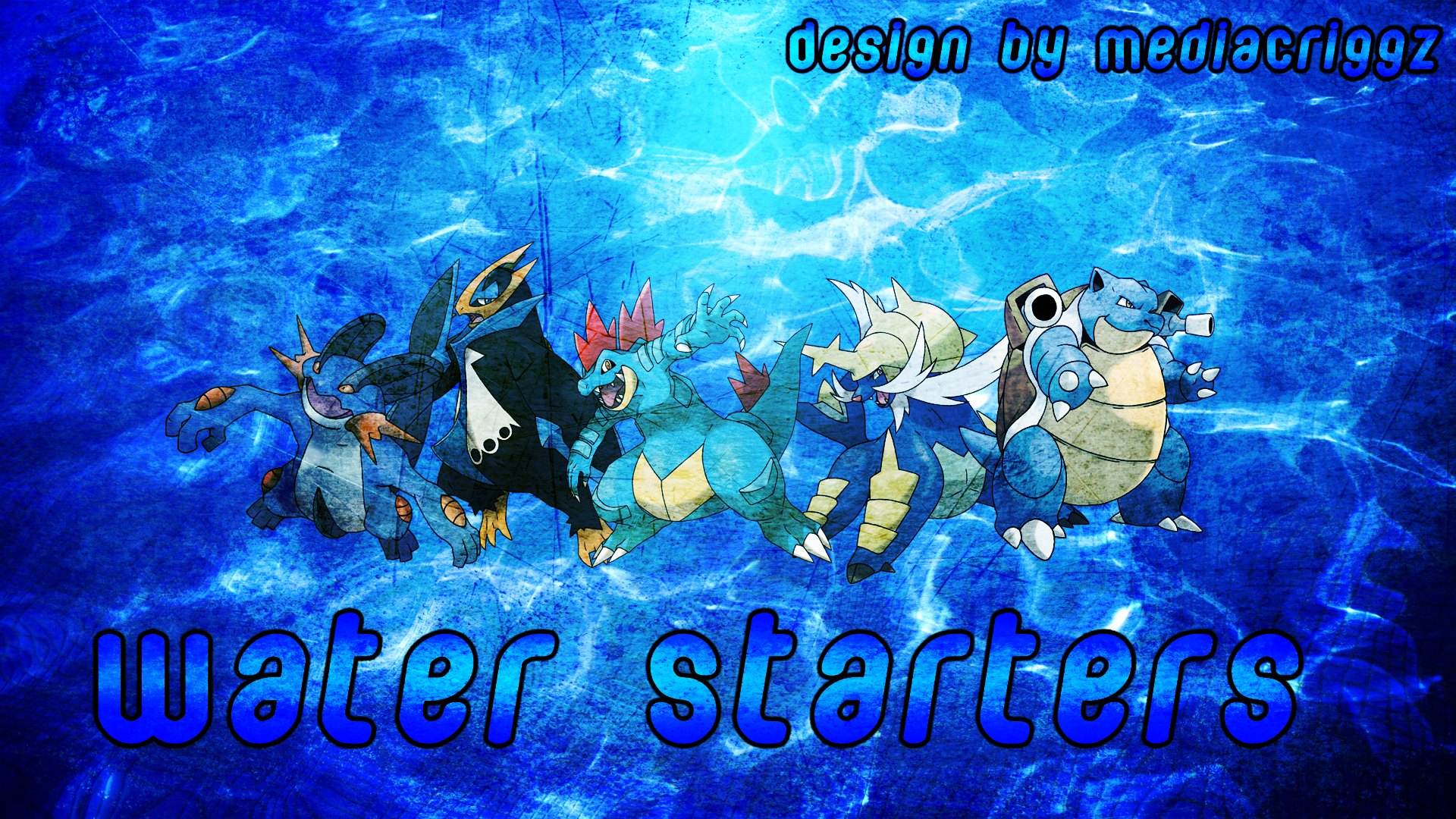 pokemon water starters wallpaper