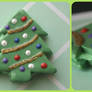 Christmas Tree Macaron Ornament- Light Green