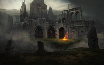 Ruins - matte painting