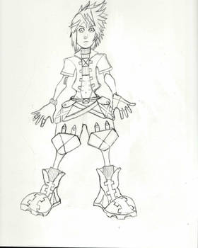 Kingdom Hearts OC - Akuma (WIP)