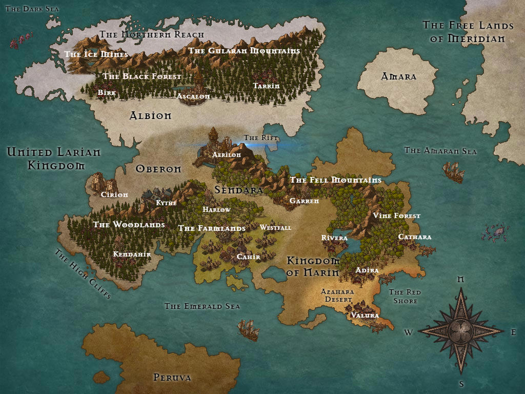 Map of Etheria (WIP) by savrom on DeviantArt