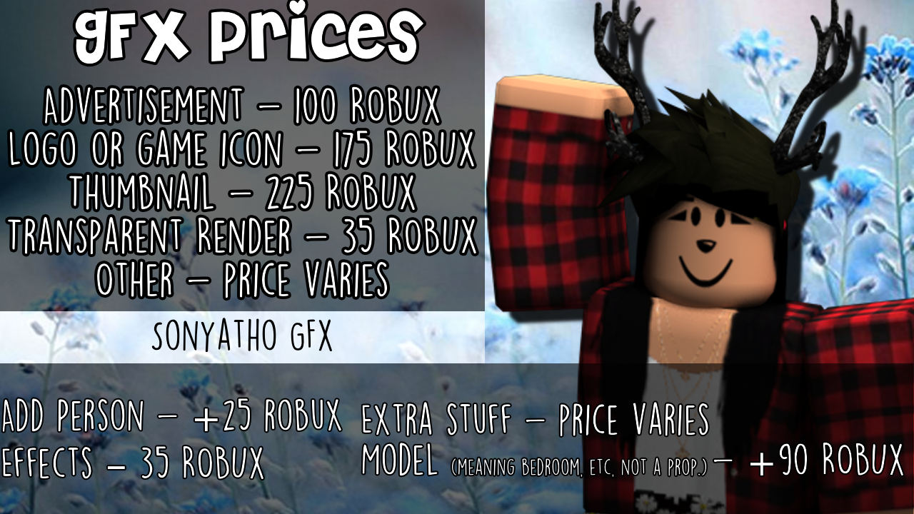 Gfx Prices By Sonyatho On Deviantart - 90 robux price