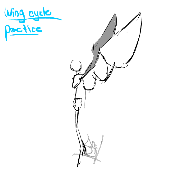 Wing Motion Animation Wing animation practice by Smash-Wolf on DeviantArt