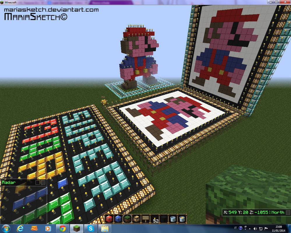 SUPER MARIO! - Minecraft by MariaSketch on DeviantArt