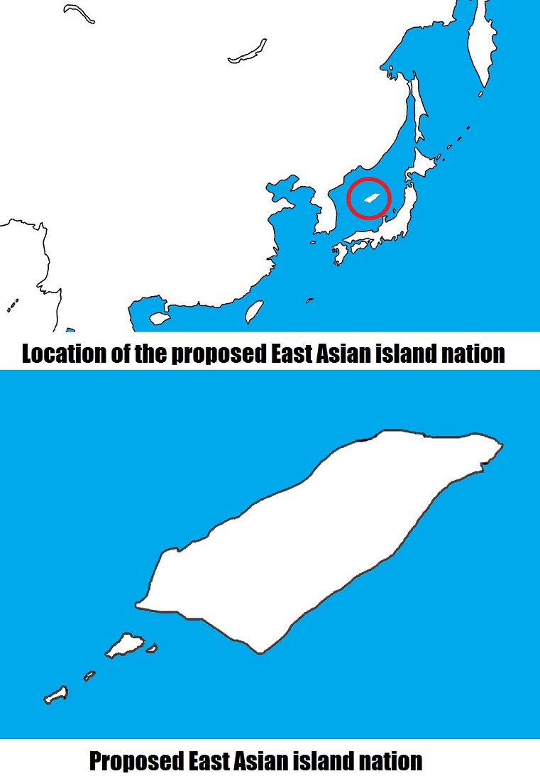 Proposed East Asian island nation?