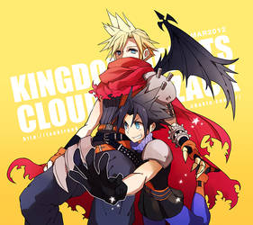 Kingdom Hearts Cloud and Zack