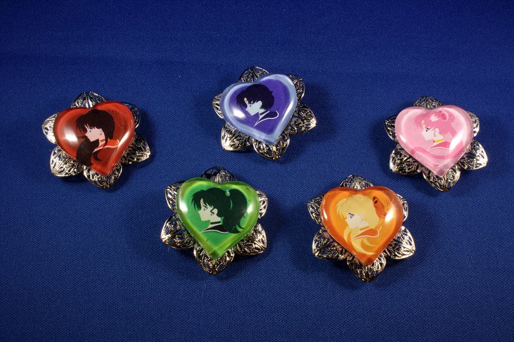 Sailor Senshi Cameo Necklaces