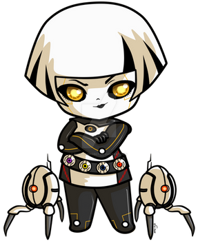 GlaDOS_Portal Chibi Charm