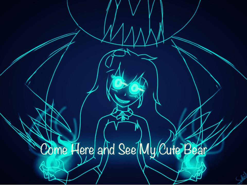 Cute Bear - Rilla (New OC - Creepy Version) by SunnieOrenji on DeviantArt