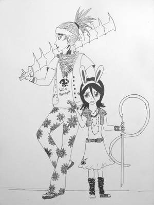 Renji and Rukia by gilrean-vardamir