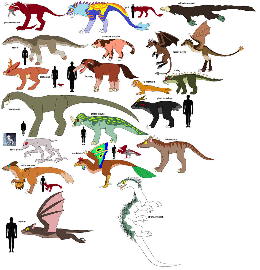 Old Cryptids by littleloomex on DeviantArt