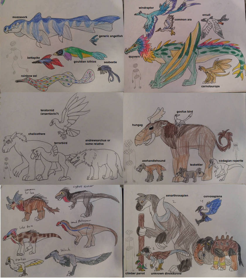 Codag Beasties 4- more oldies by littleloomex on DeviantArt