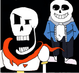 papyrus and sans - undertale