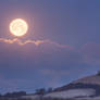 Brentor Moonset