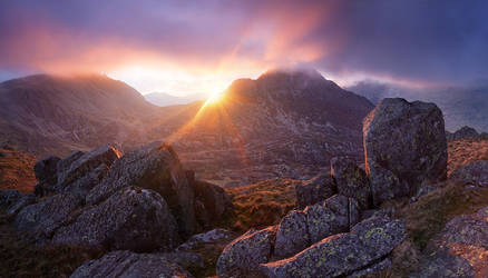 Glyder Fach and Tryfan