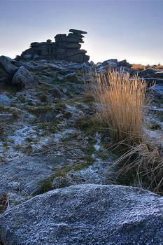 Frost on Staple Tor
