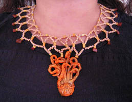 Sweet Octopus - pearl necklace