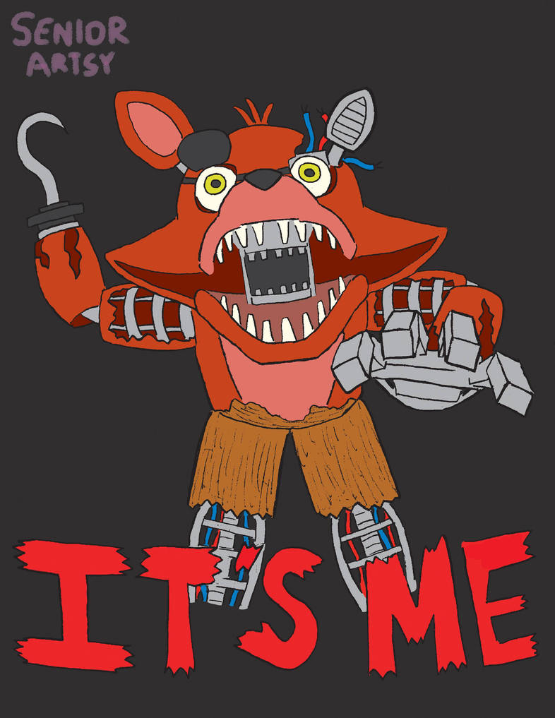 Withered Foxy Drawing (2015) by SeniorArtsy on DeviantArt
