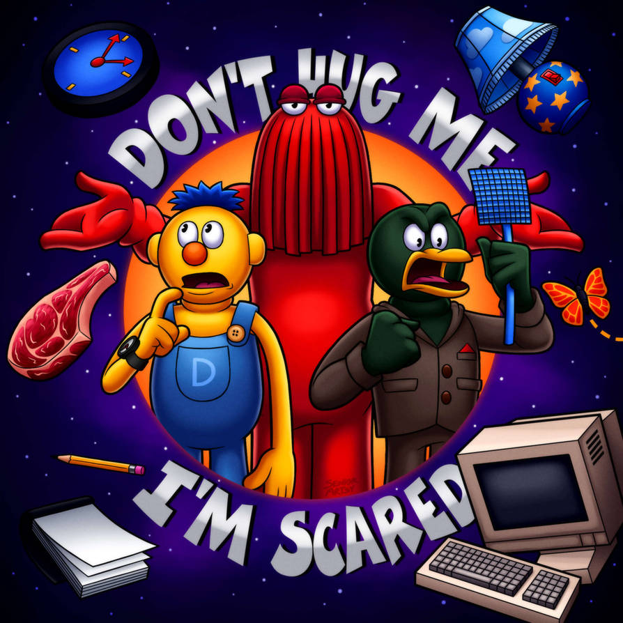 Hug Scared Don't Hug Me I'm Scared by SeniorArtsy on DeviantArt