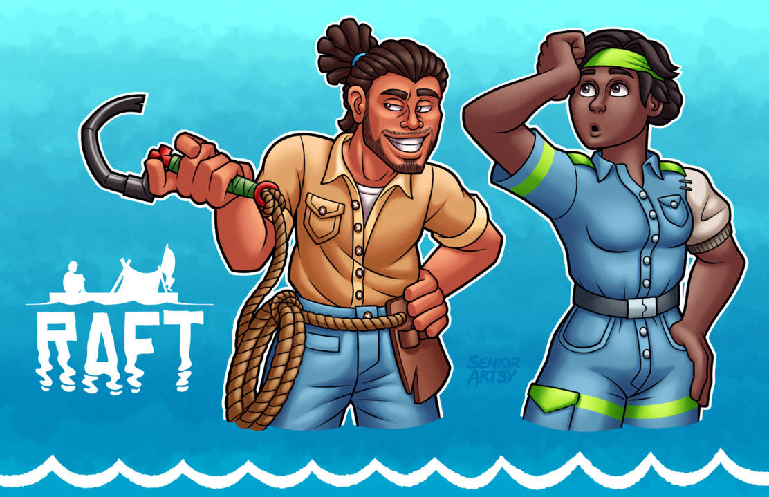 RAFT - Character Studies by SeniorArtsy on DeviantArt