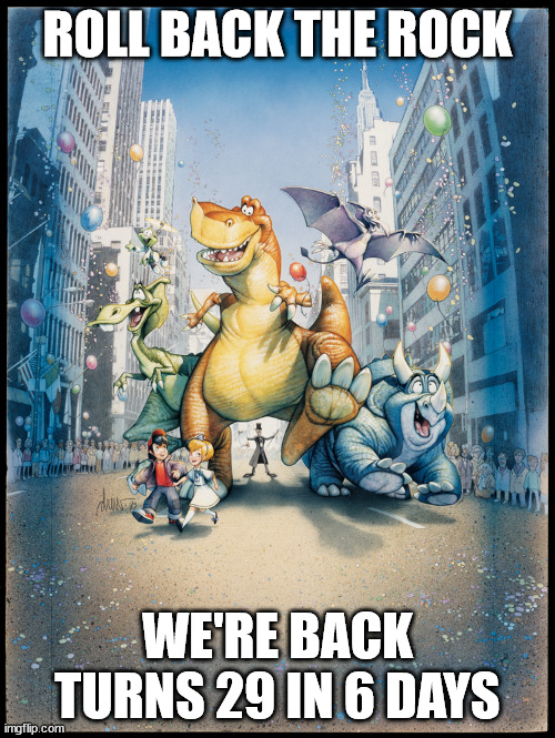 We're Back Meme - Roll Back the Rock by Takostu64 on DeviantArt