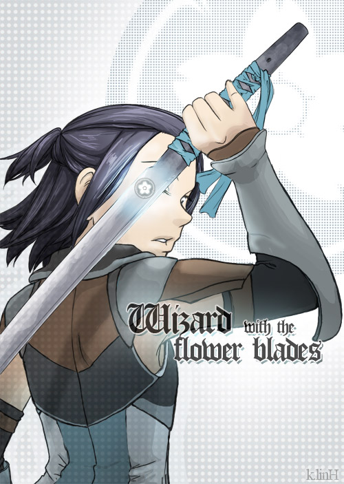 Wizard with the flower blades by klinanime