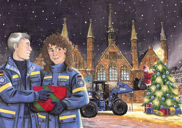 THW Luebeck Christmas card 2022