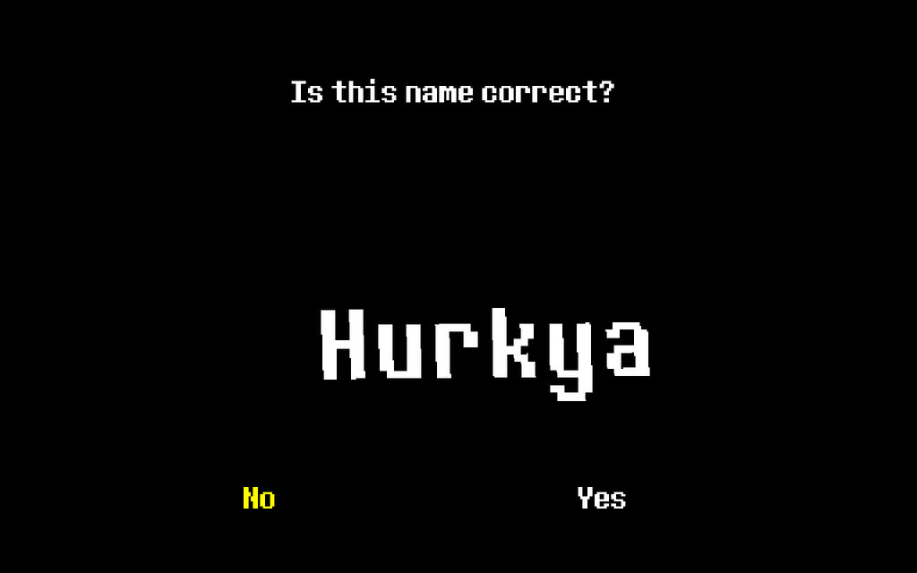 My Undertale name