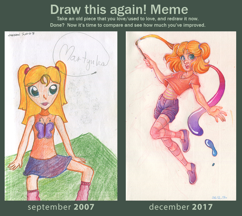 Draw it again! Meme - 10 years of sketchbooks