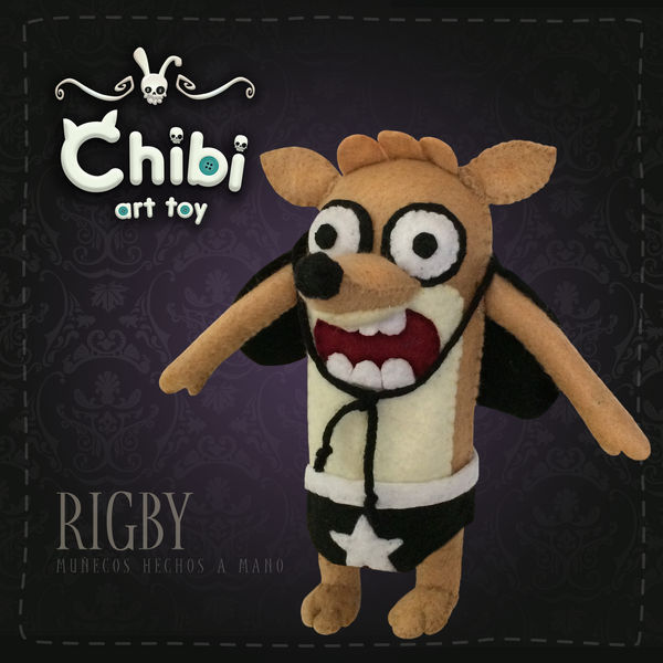 Chibi Art Toy - Rigby by ChibiArtToy on DeviantArt