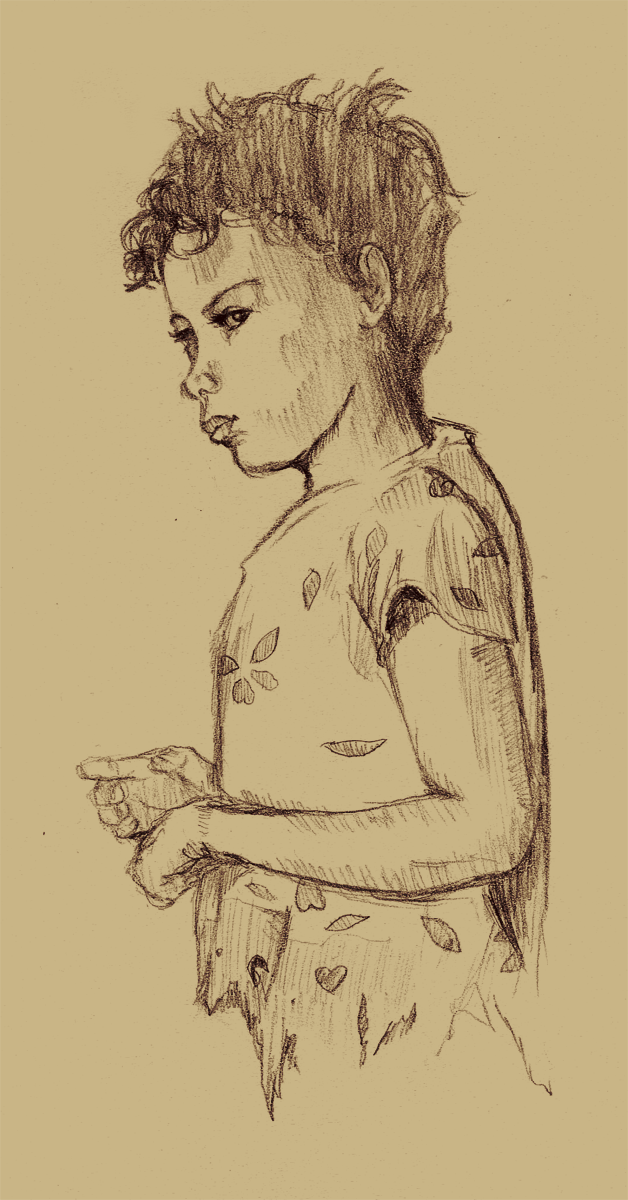 Sketch - Mexican Girl