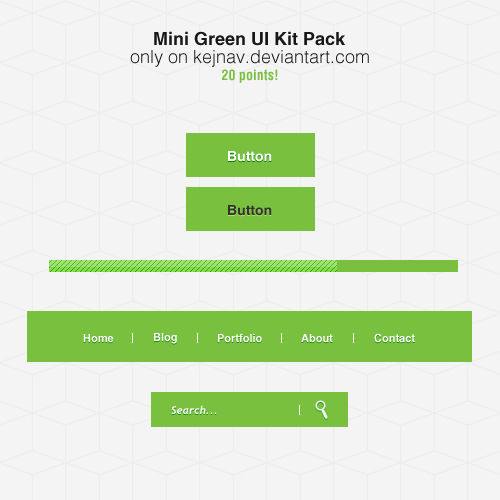 Mini Ui Set Mini Green UI Kit Pack by kEjnAv on DeviantArt