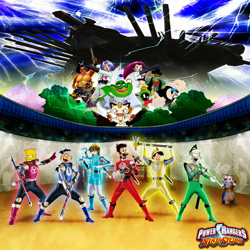 Naruto X Power Rangers by DisneyEquestrian2012 on DeviantArt