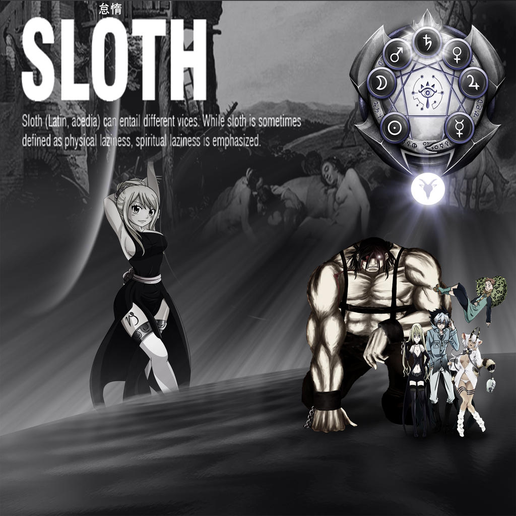 Sloth, Fourth of the Deadly Sins by yugioh1985 on DeviantArt