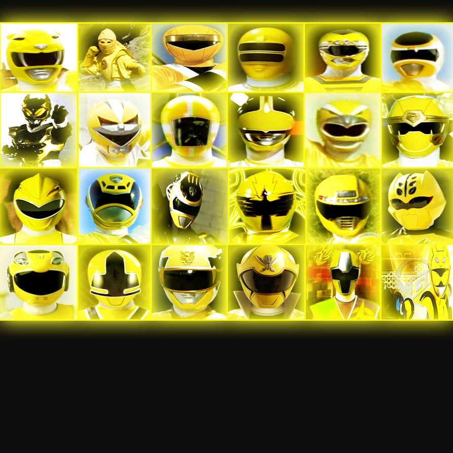 Yellow Power Rangers by yugioh1985 on DeviantArt