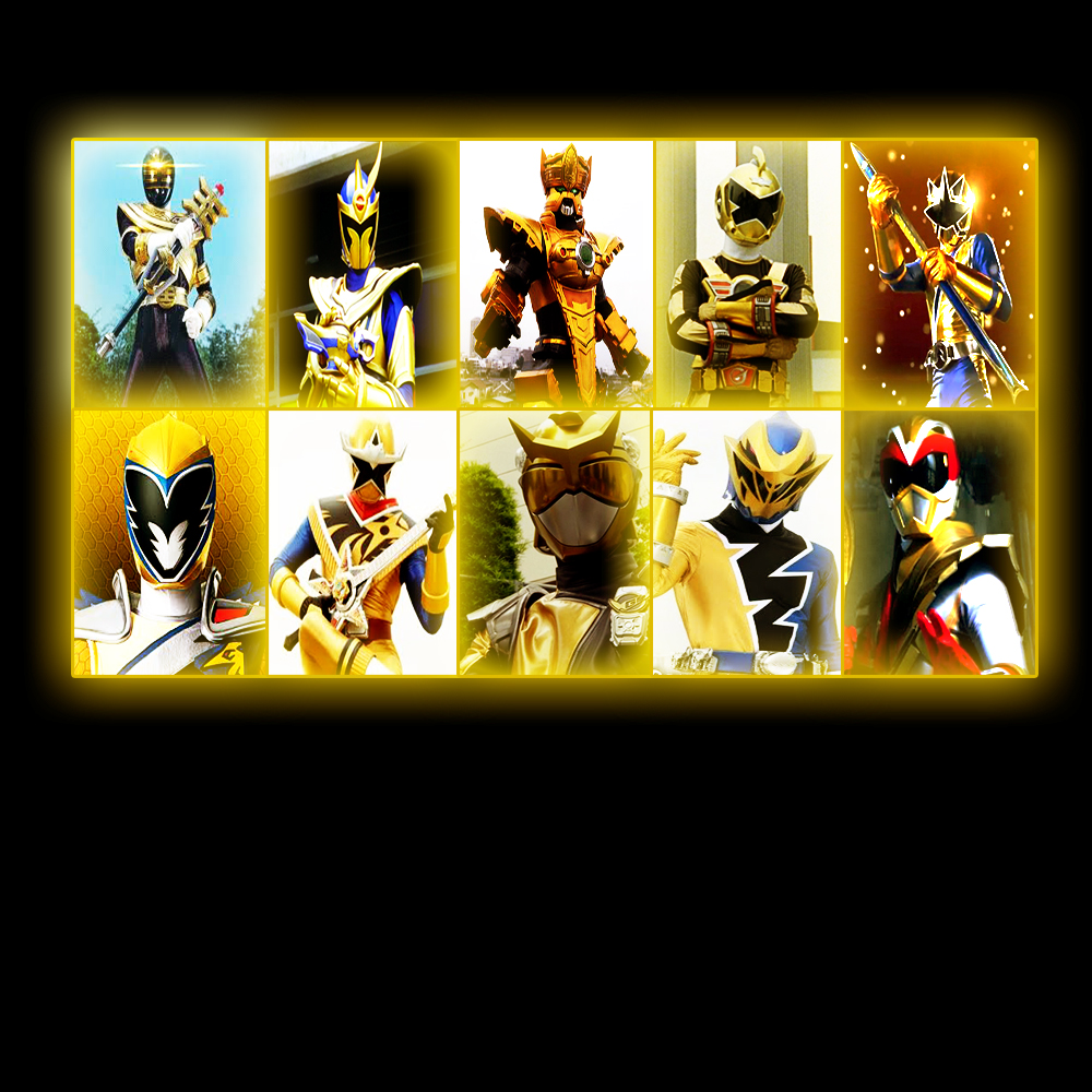 Gold Power Rangers by yugioh1985 on DeviantArt
