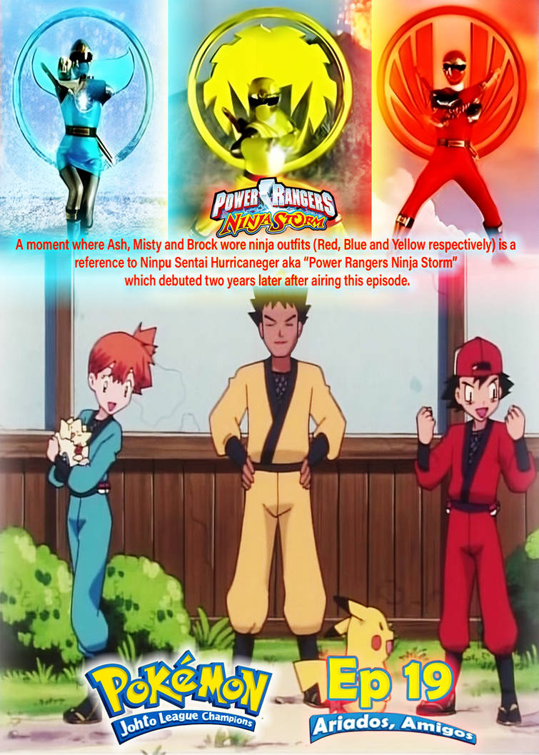 Pokemon Rangers Menu Pokemon Reference to Power Rangers Ninja Storm by yugioh1985 on DeviantArt