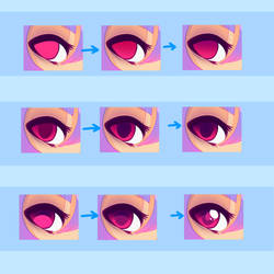 Eye coloring tutorial