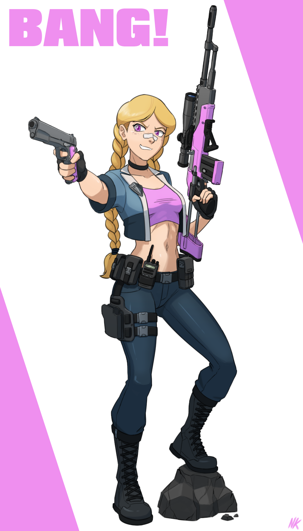 Cop Girl Commission by TheGraffitiSoul on DeviantArt