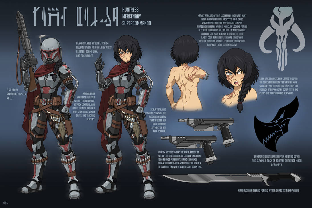 Sahn Daigo - Mandalorian OC by TheGraffitiSoul on DeviantArt