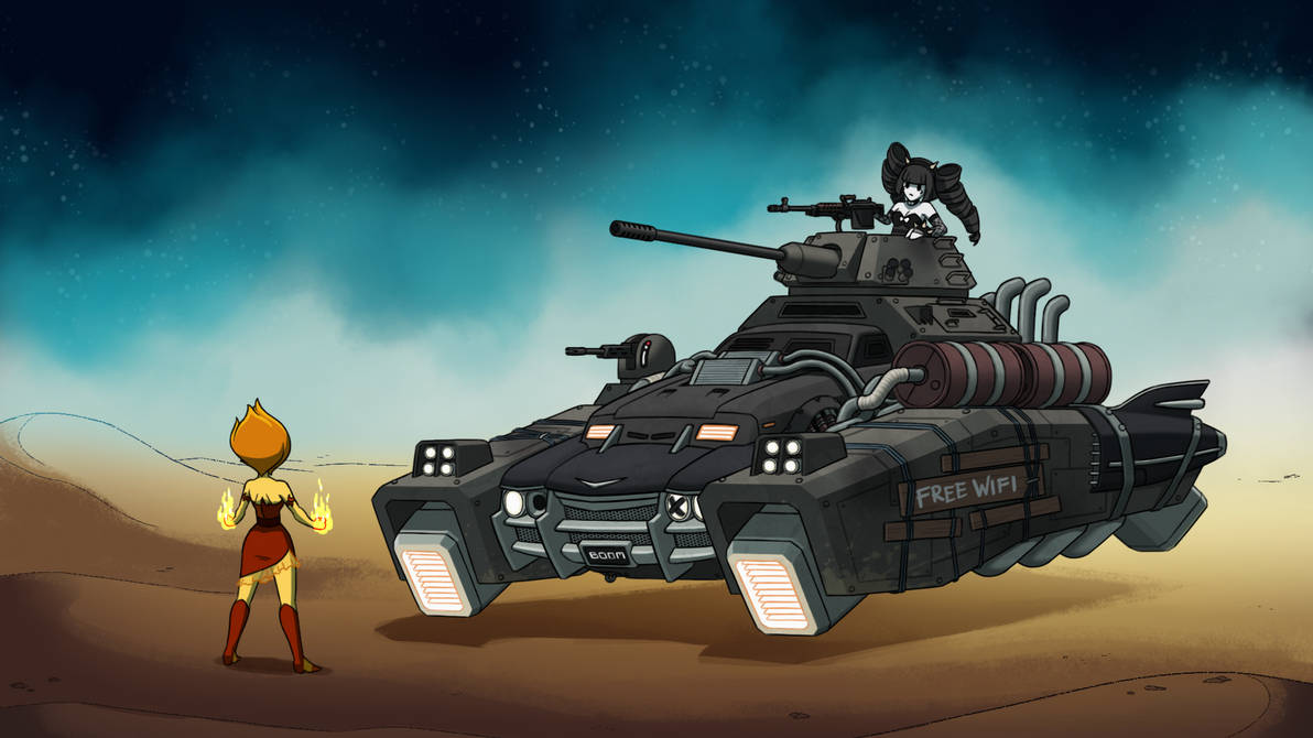 Pi vs Tetra - Scrap Tank Commission by TheGraffitiSoul on DeviantArt