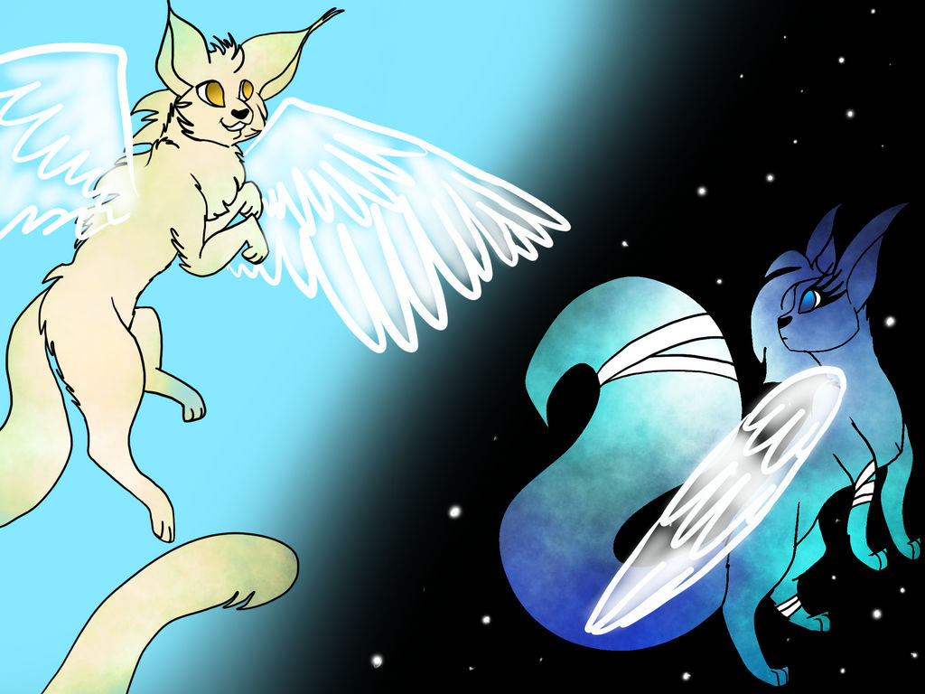 Apollo and Artemis as cats by Alekandra116 on DeviantArt