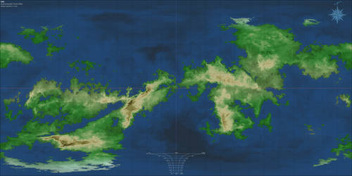 The World of Iaer - Equirectangular Terrain